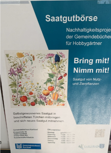 Karlsbads Saatgutbörse: Wie eine Bibliothek zum Biodiversitätsnetzwerk wird