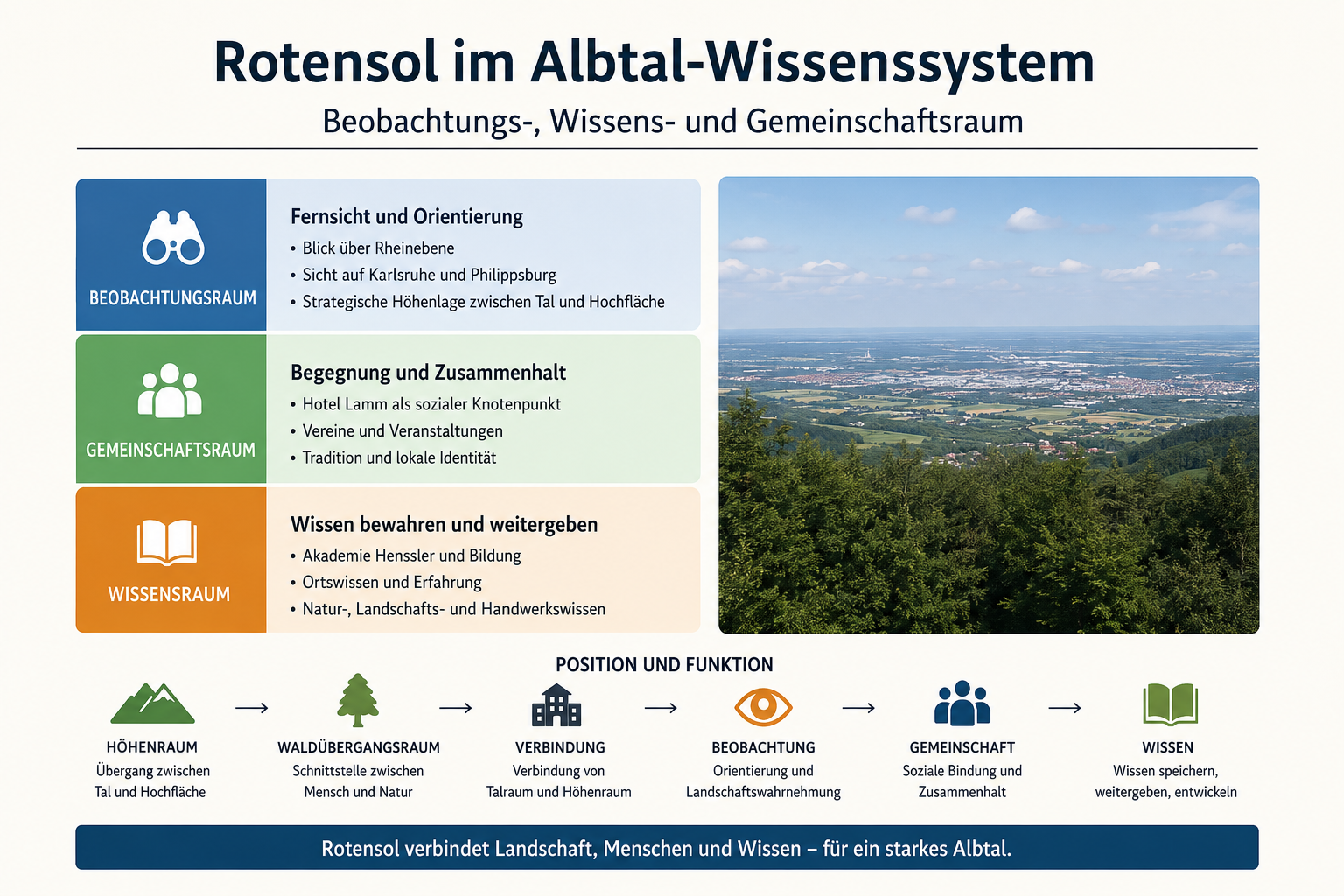 Der Höhenraum Rotensol–Neusatz als Beobachtungs-, Wissens- und Gemeinschaftsraum innerhalb des Albtal-Wissenssystems